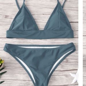 ZAFUL Blue Gray Bikini